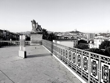 Marseille, esplanade de la gare Saint Charles